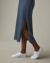 Women's Midi Tee Dress - Blue Ink